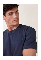 T-Shirt Con Taschino Sul Petto Sasha In Cotone - Blu Navy