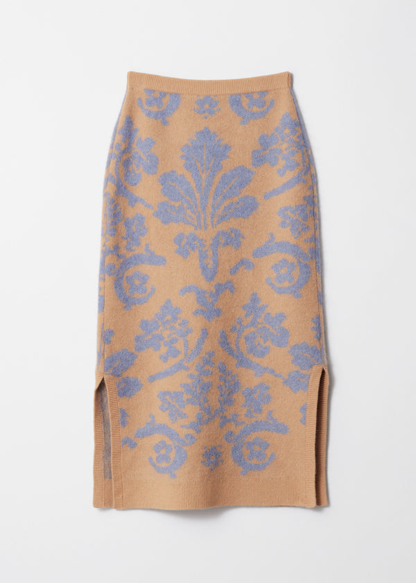 Falda Ve Hilem Falda De Punto - Azul - Mujer