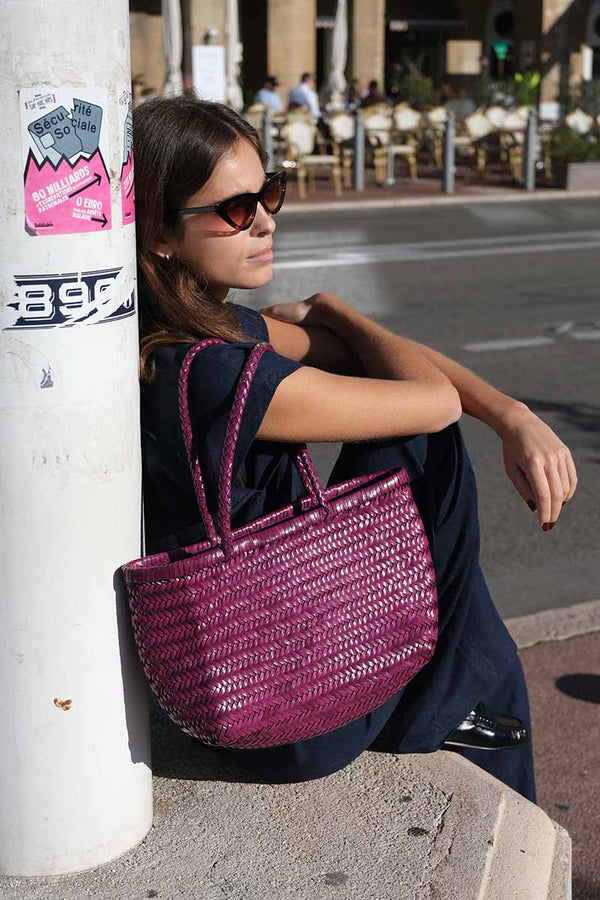 Shopper Delhi Medium - Burgundy