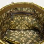 Marny Cobra Mimosa and Suede tote bag
