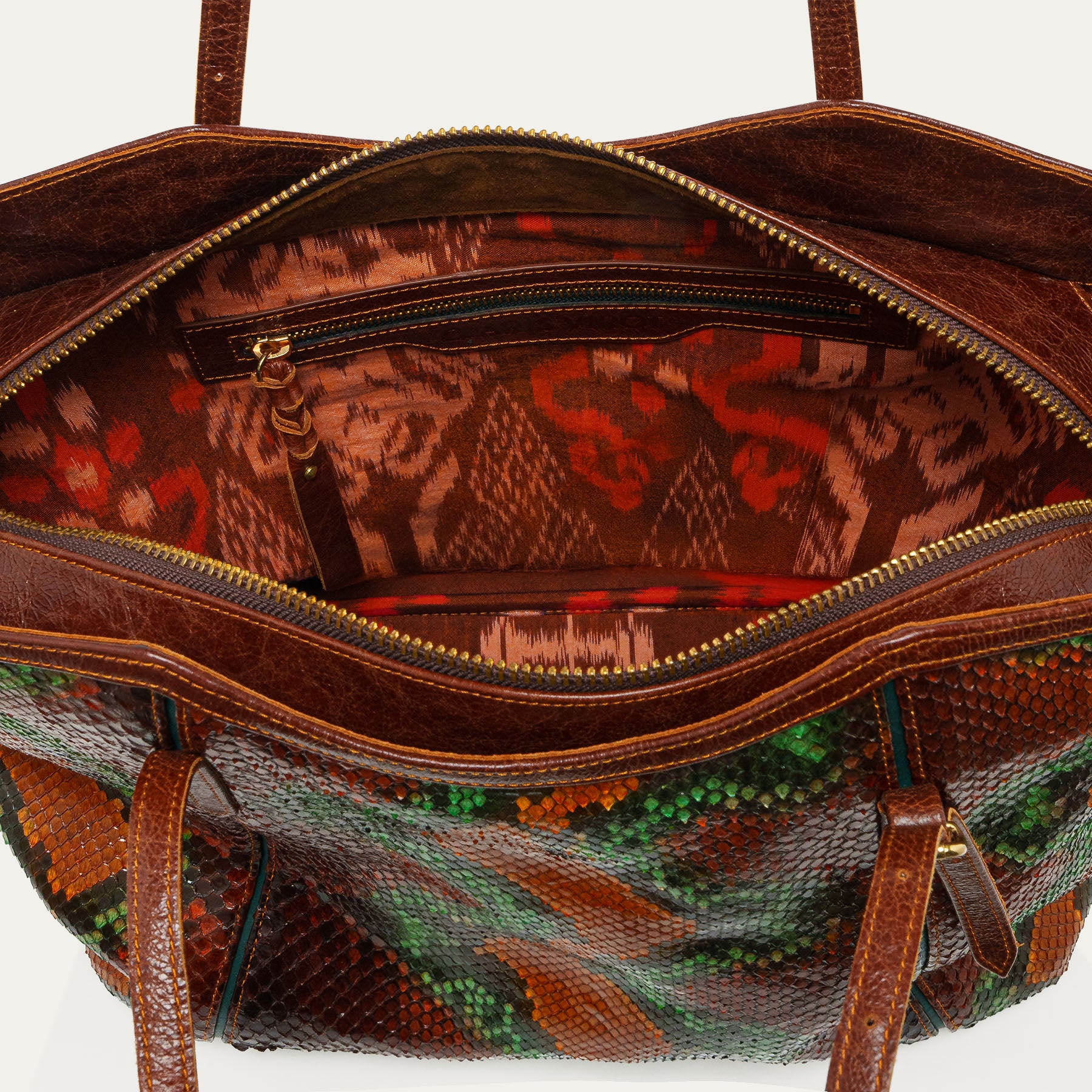 Python India Oasis tote bag