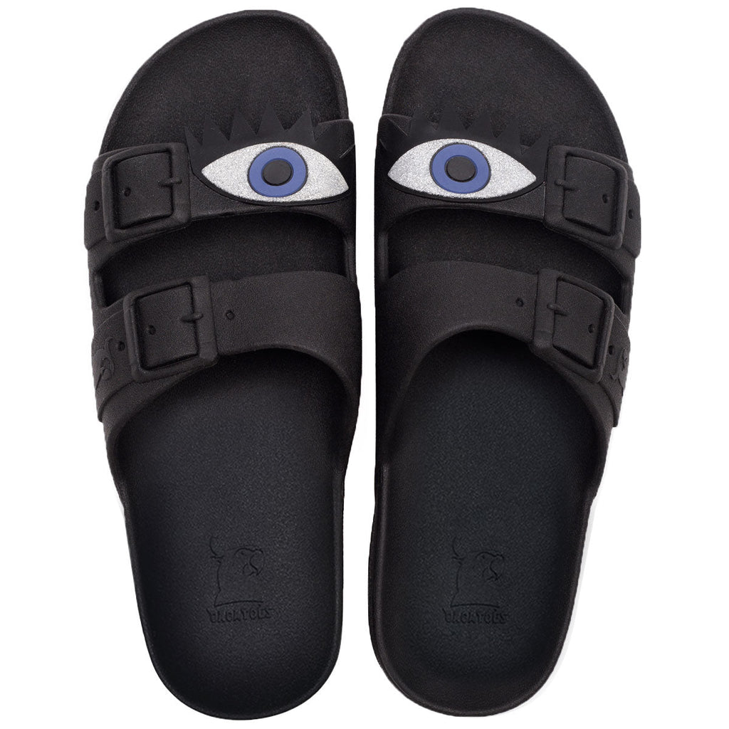 Sandalias - Olhos - Black Silver