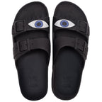 Sandalias - Olhos - Black Silver