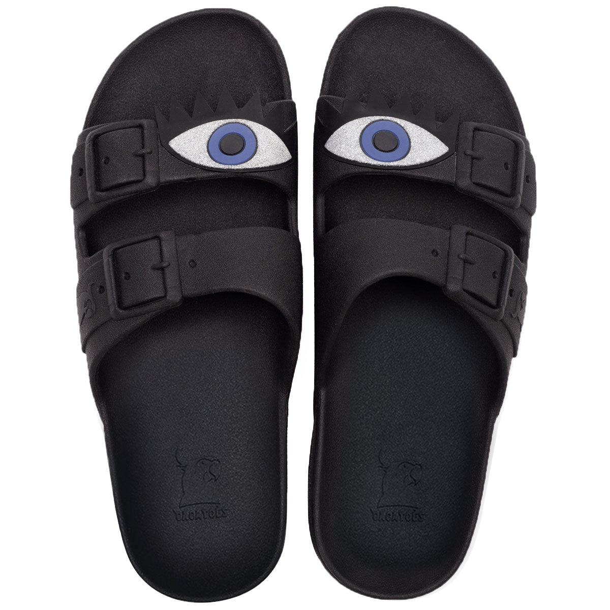 Sandalias - Olhos - Black Silver