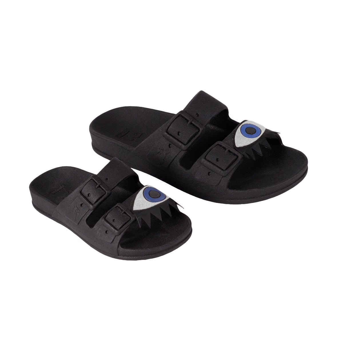 Sandalias - Olhos - Black Silver