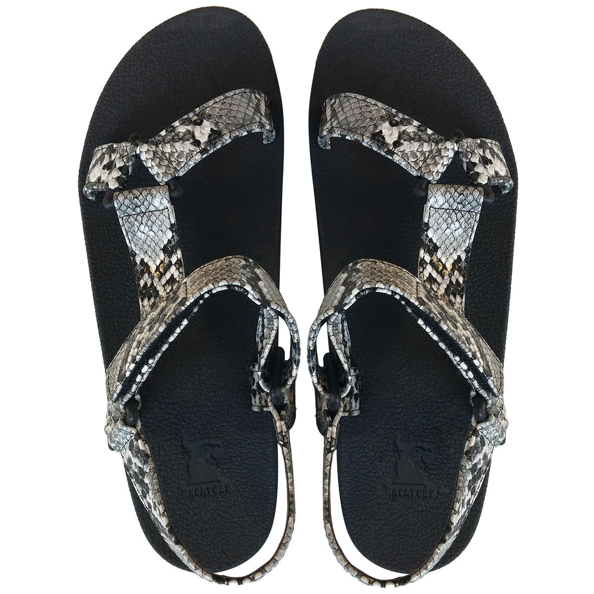 Sandals - Manaus Snake - Black