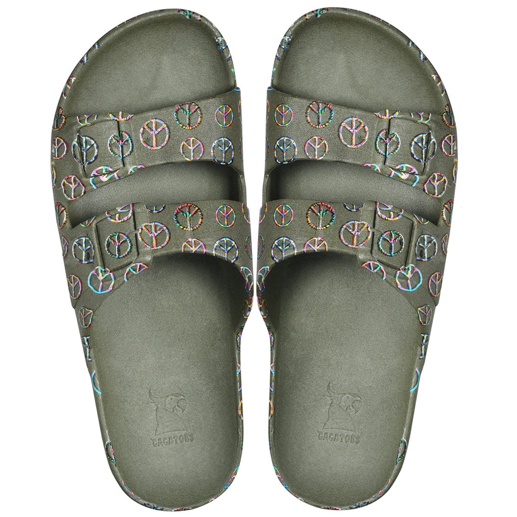 Sandales - Paz E Amor - Dark Kaki