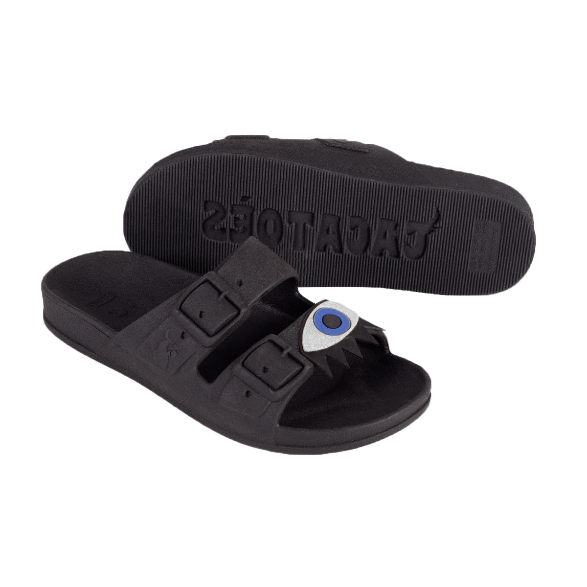 Sandalias - Olhos - Black Silver