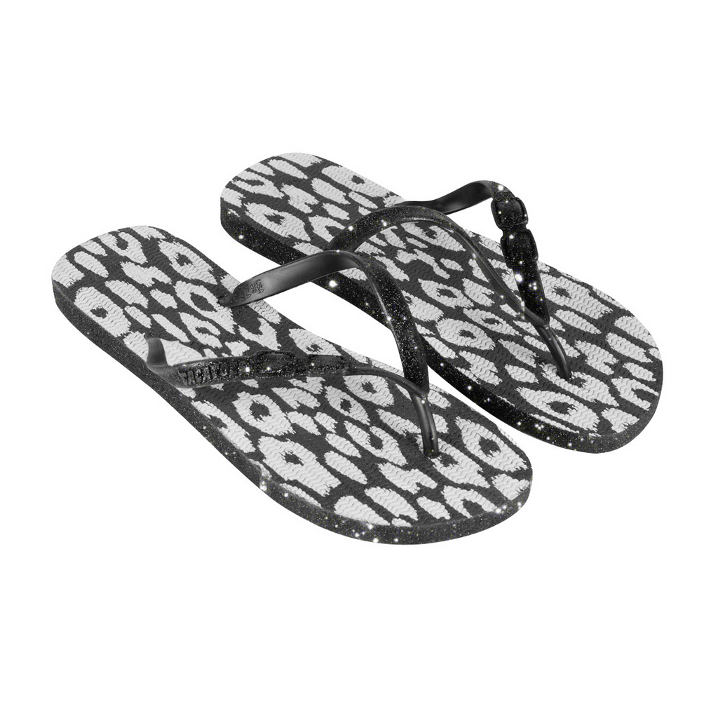 Chanclas - Morango Leopardo - Black