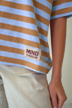 Light Blue And Brown Nunu T-Shirt