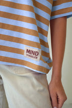 Light Blue And Brown Nunu T-Shirt