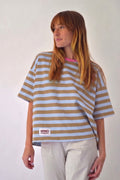 Light Blue And Brown Nunu T-Shirt