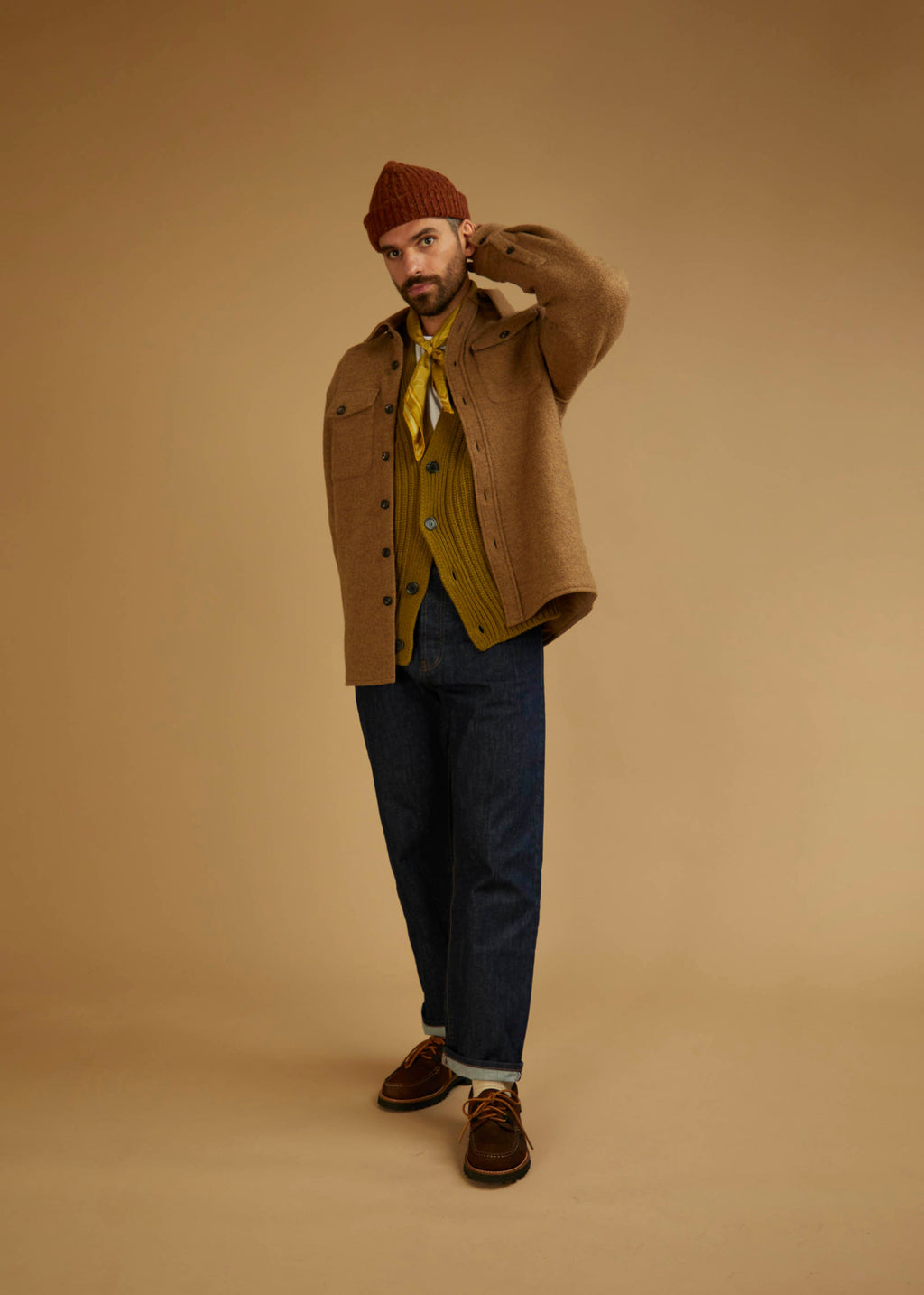 Overshirt Milo - Tabak