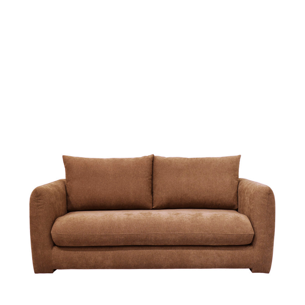 Wiame - Canapé 2,5 Places - Tissu - Terracotta