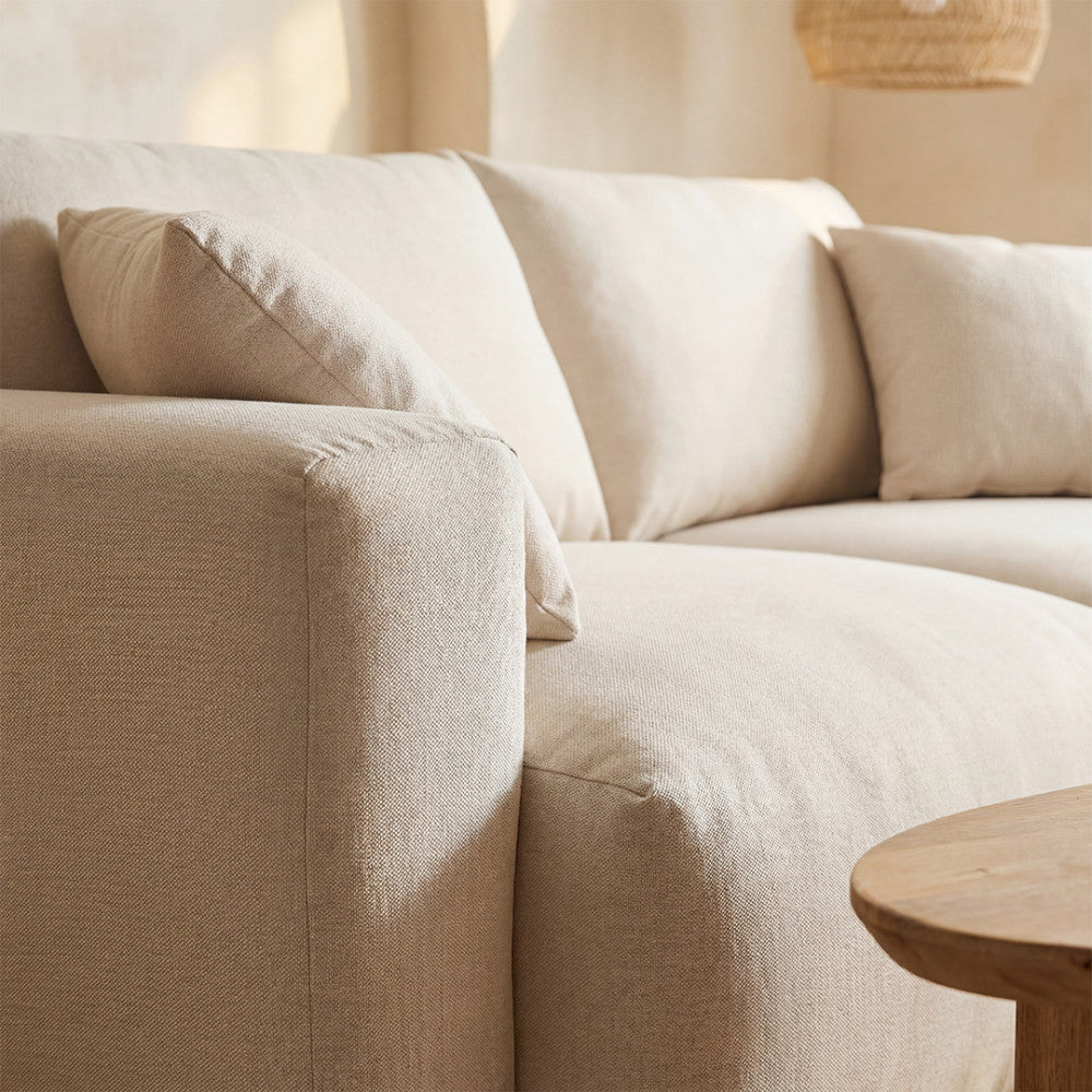 Limona - Divano 3 posti - Tessuto - Beige