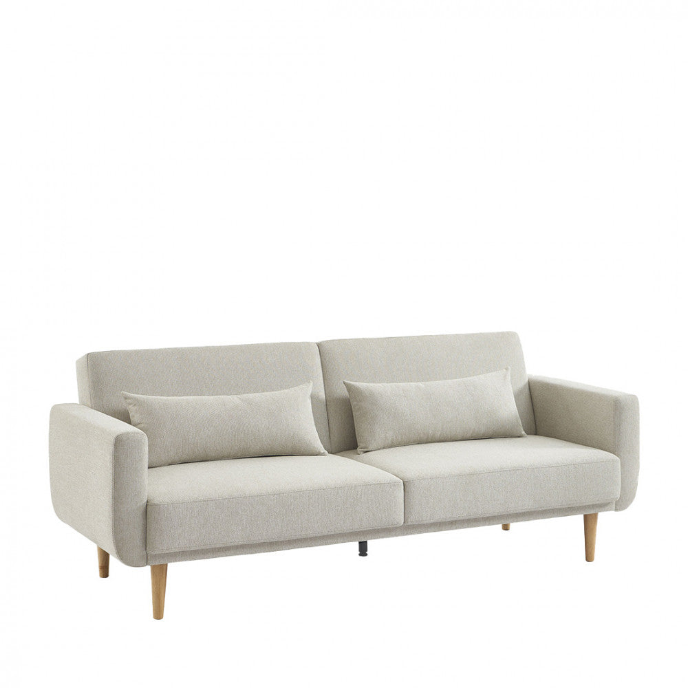 Emma - Sofá Cama 3 Plazas - Tela - Beige