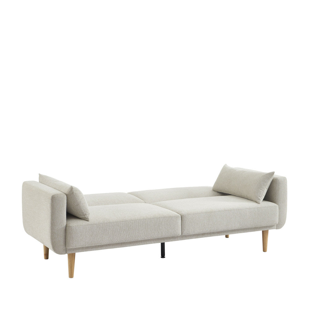 Emma - Sofá Cama 3 Plazas - Tela - Beige