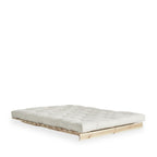 Roots - Sofá convertible - Madera natural y tela - Crudo