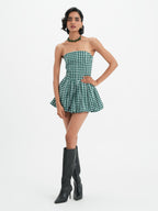 Vestido Capucine - Pine Vichy