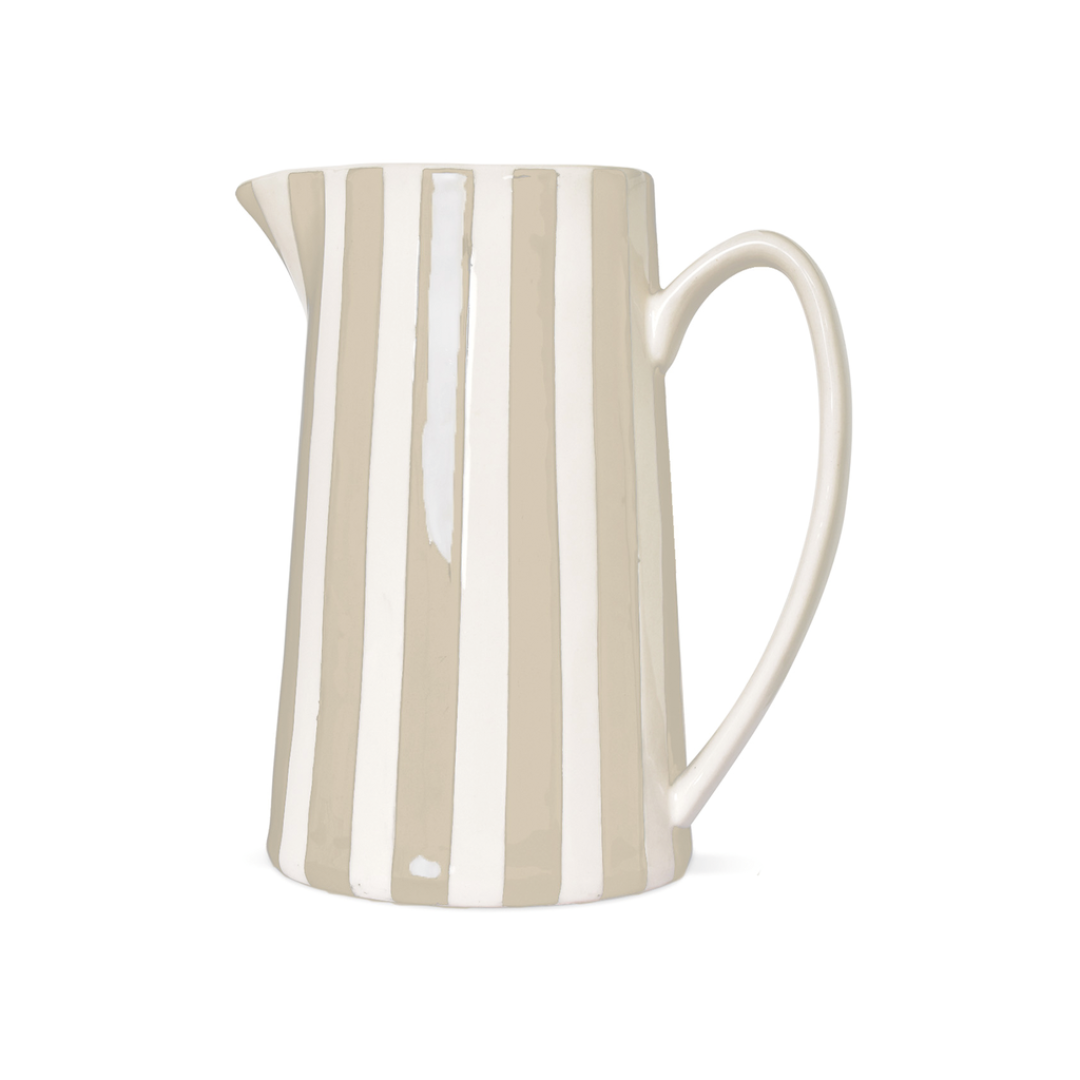 Lilac Striped Carafe