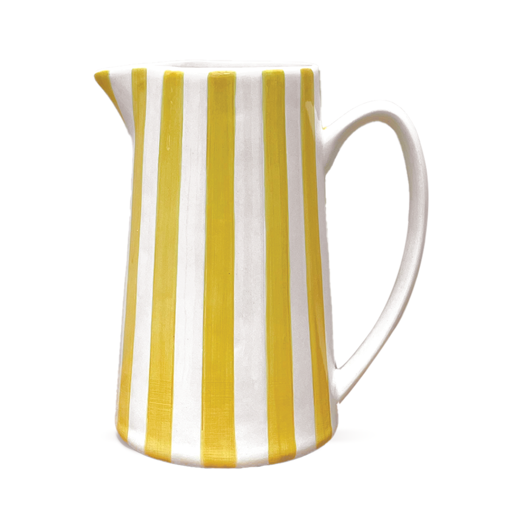 Lilac Striped Carafe