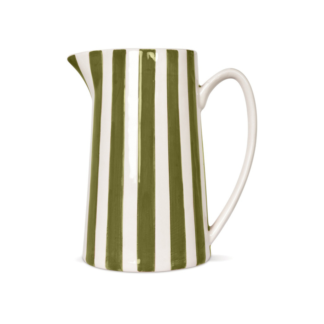 Lilac Striped Carafe