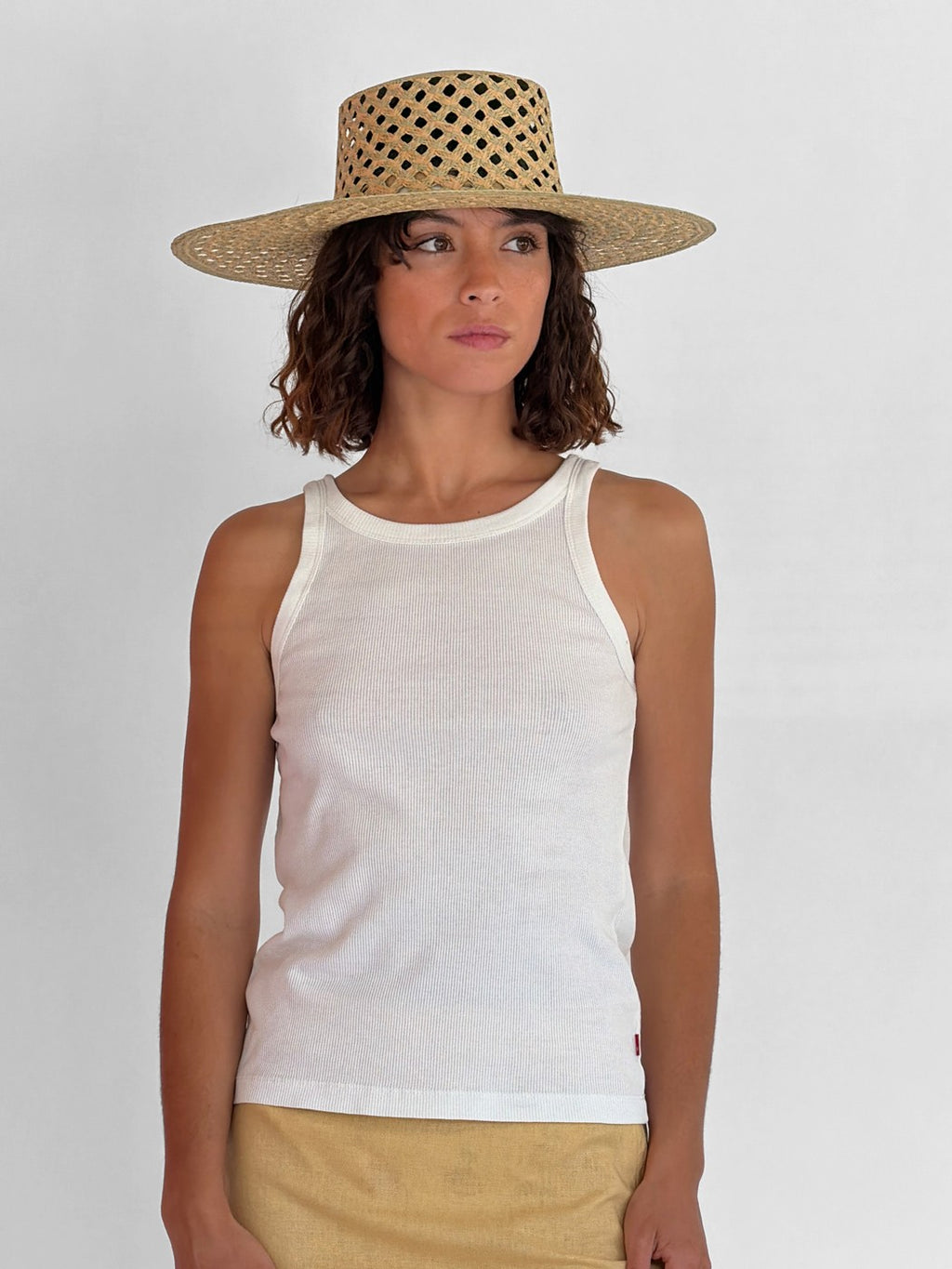 Chapeau Paille Carlota - Sage