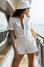 Jumpsuit Carolina - Eponge Blanc