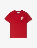 Camiseta Leaning Column - Rojo