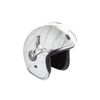 Casque Jet Exklusiv Rider Marbre - Blanc