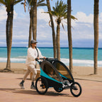 Nava Orange 3-in-1 Child Bike Trailer