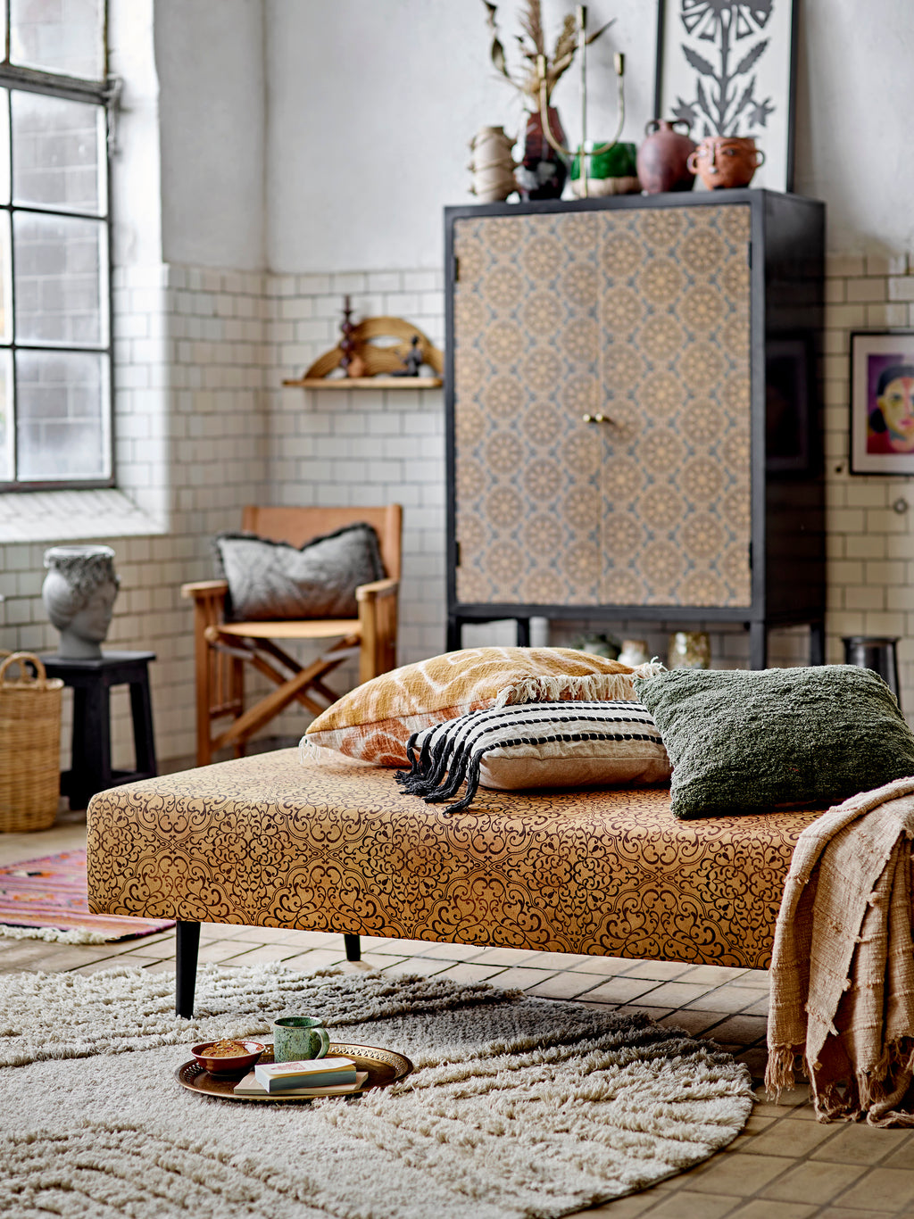 Ester - Cushion - Orange - Cotton