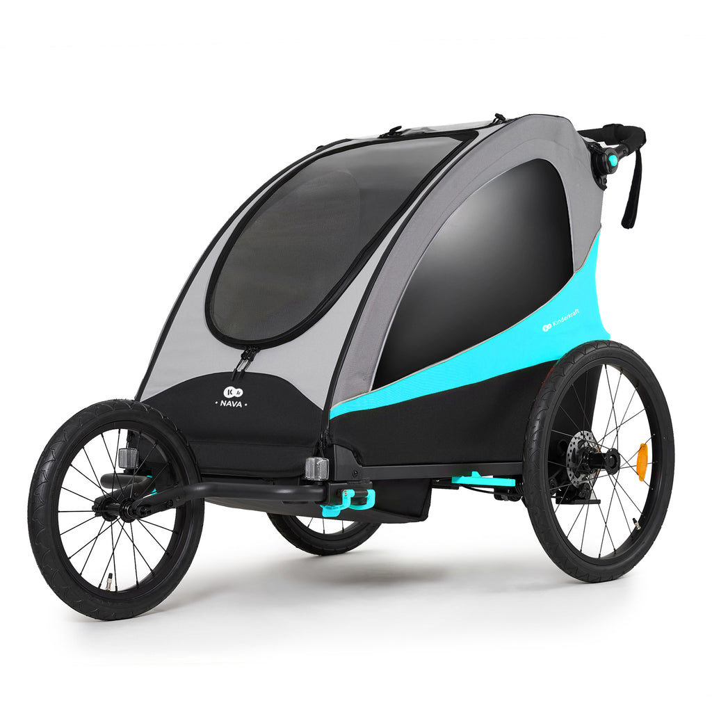 Remolque Bicicleta Infantil 3En1 Nava Azul