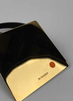 Jil Sander - Ceinture Square Plaque - Noir - Femme