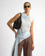 Sac Céline Vintage Logo Triomphe Suédine Irisée