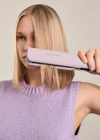 Ceramic Air Styler Dual - Plancha-Secador Iónico 2 en 1 para Pelo Húmedo o Seco con Revestimiento de Cerámica - Lavanda