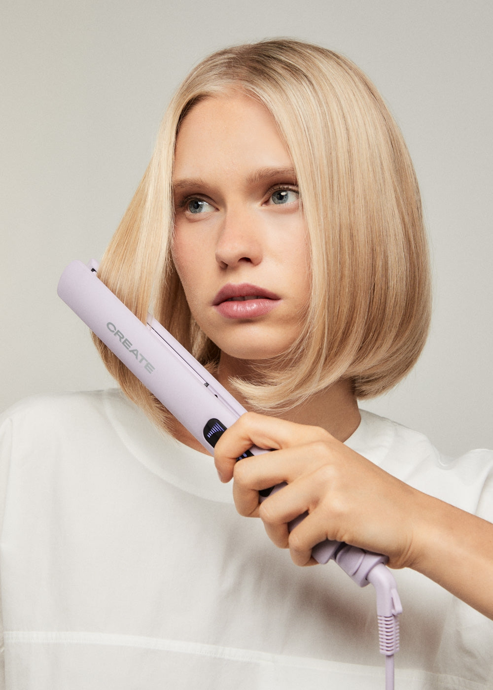 Ceramic Styler Slim - Fer À Lisser Avec Revêtement Céramique - Lavande