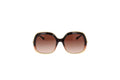 Luxury Eyewear – Solglasögon - Chloe, bruna och beiga solglasögon, framifrån, på vit bakgrund