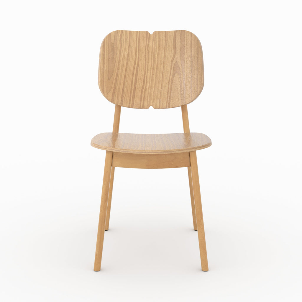Clyde - Lot De 2 Chaises En Bois Clair