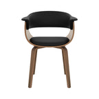 Piada - Chaise En Cuir Synthétique Noir