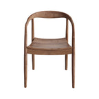 Lombok - Silla de madera de teca biselada