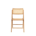 Paula - Silla plegable - Rejilla y madera - Madera clara