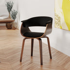 Piada - Chaise En Cuir Synthétique Noir