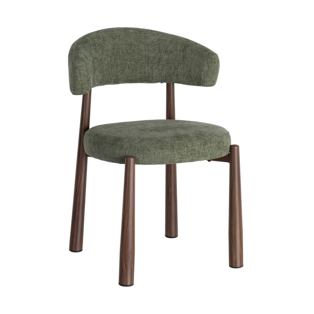Ozza - Chaise dossier arrondi - Tissu