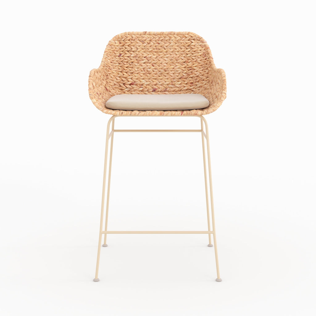 Faro - Lot De 2 Chaises Pour Îlot Central En Matière Naturelle