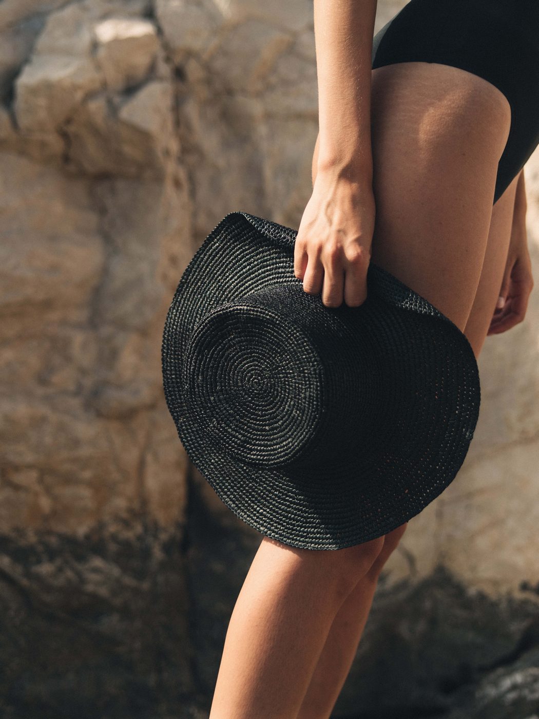 Chapeau Paille Melisse - Black