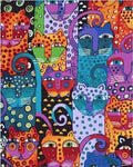 Peinture Par Numéros - Chats Abstraits