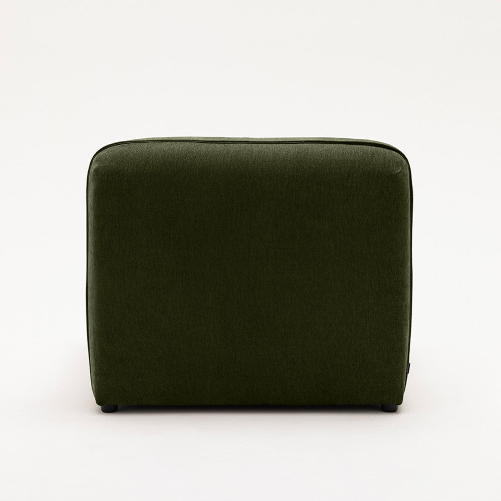 Noor - Chauffeuse Pour Canapé Modulable - Tissu - Vert