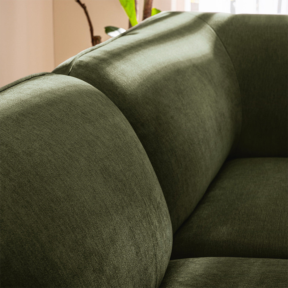 Noor - Chauffeuse Pour Canapé Modulable - Tissu - Vert