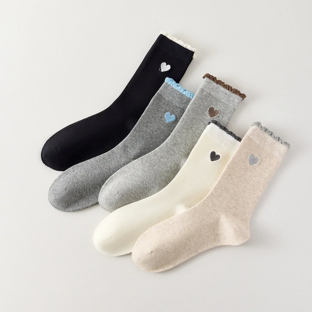 Chaussettes Hautes Coeur & Feston